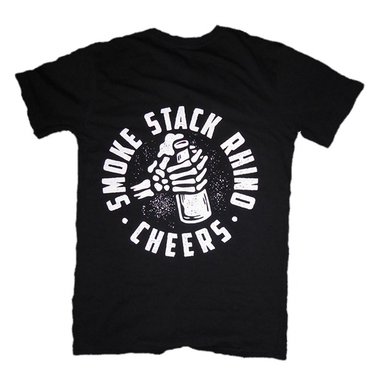 Cheers Double-Sided Tee - Black
